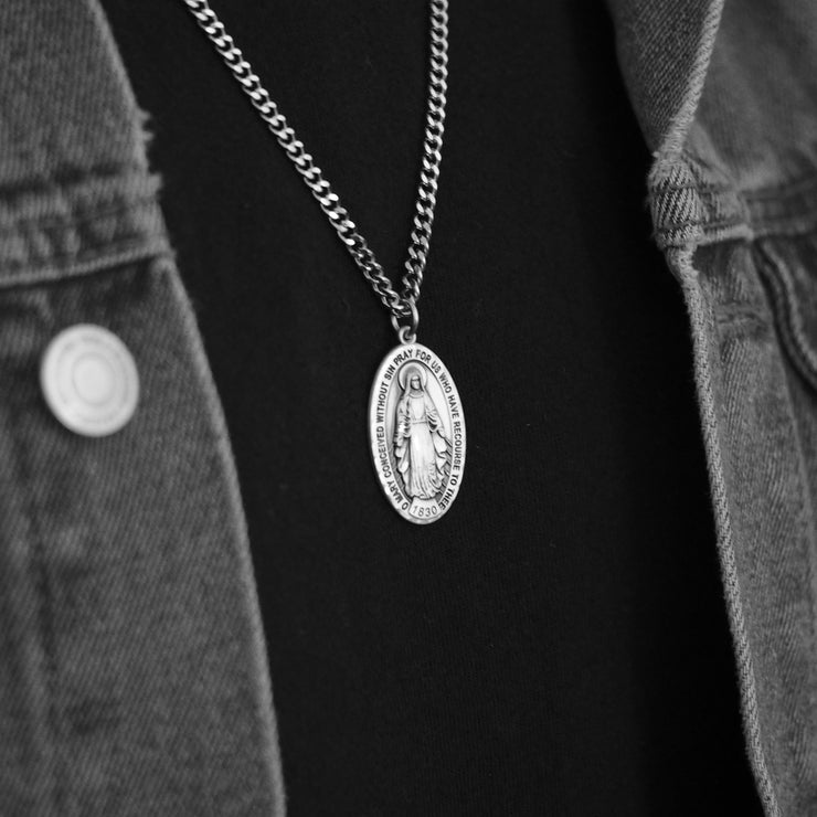 Miraculous Medal with Necklace